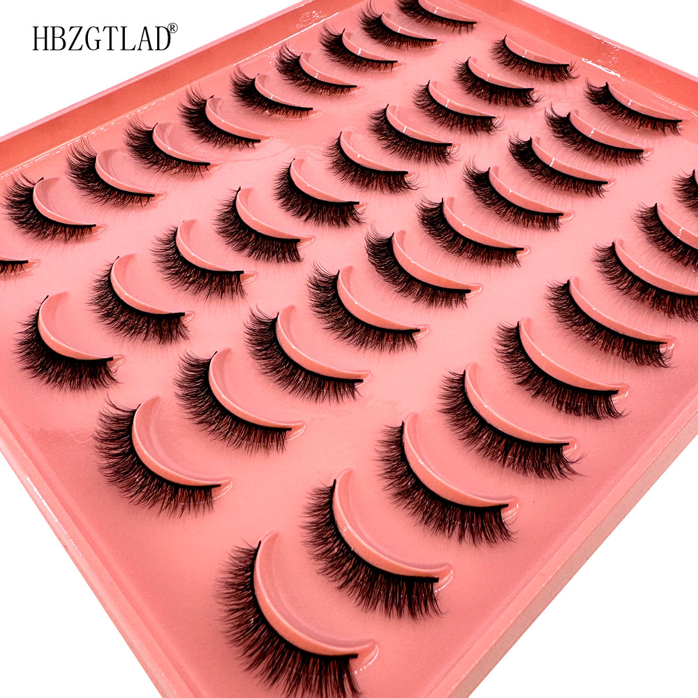 Eyelash Extension Full Set - New 20 Pairs Natural Long 3D