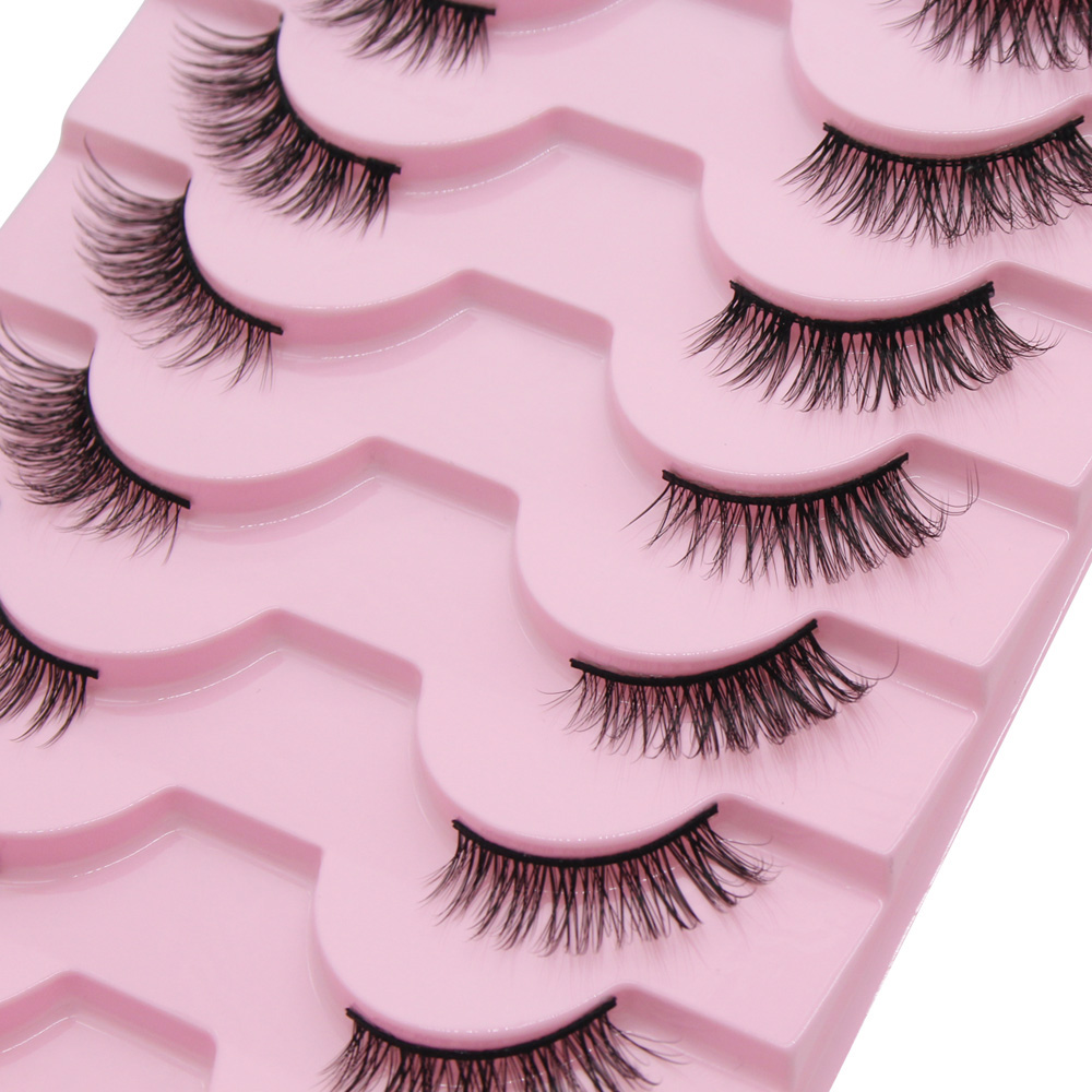 Moonlily 10 Pairs Half Eyelash - Eyelash Extension Cat Eye ulasan dan harga