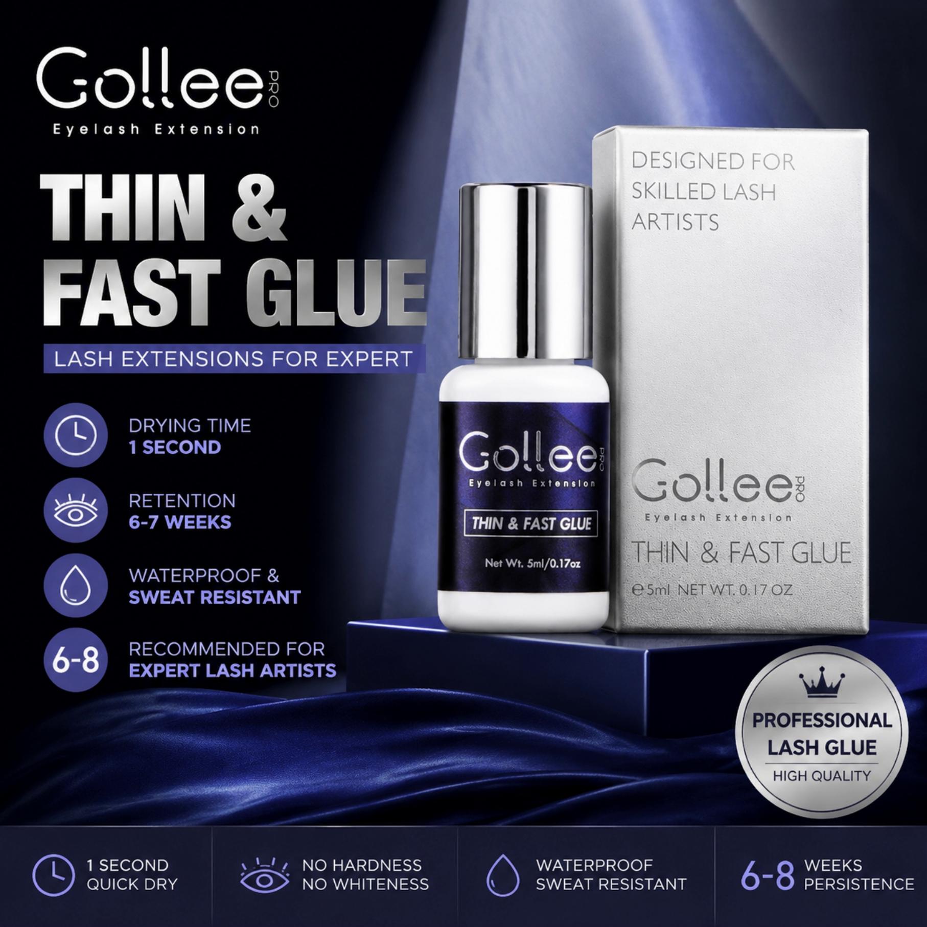 Gollee for Sensitive Eyes 5ml  - Eyelash Extension Glue For Sensitive Eyes ulasan dan harga