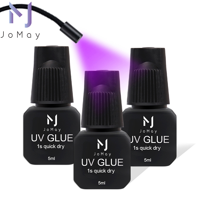 JOMAY UV Lash Glue Eyelash Glu - Eyelash Extension Glue For Sensitive Eyes ulasan dan harga