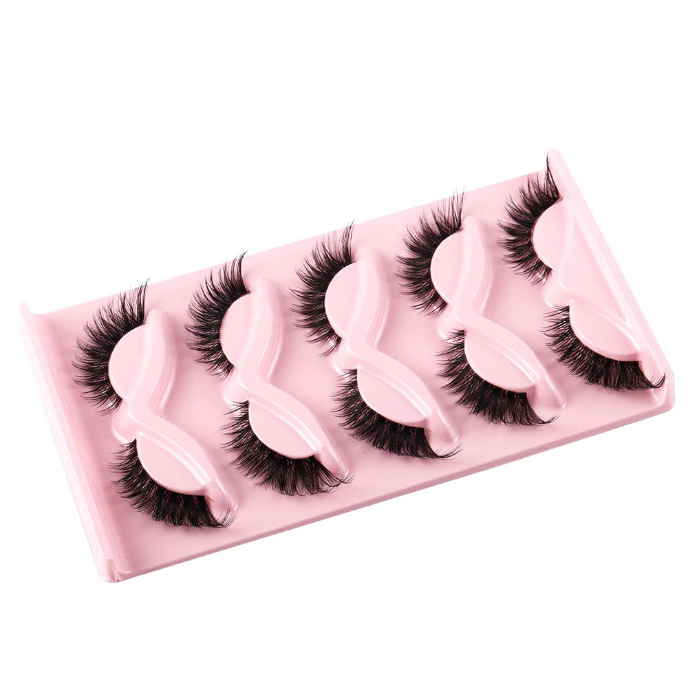 Cat Eye 5 Pairs 3D Natural Fal - Eyelash Extension Cat Eye ulasan dan harga