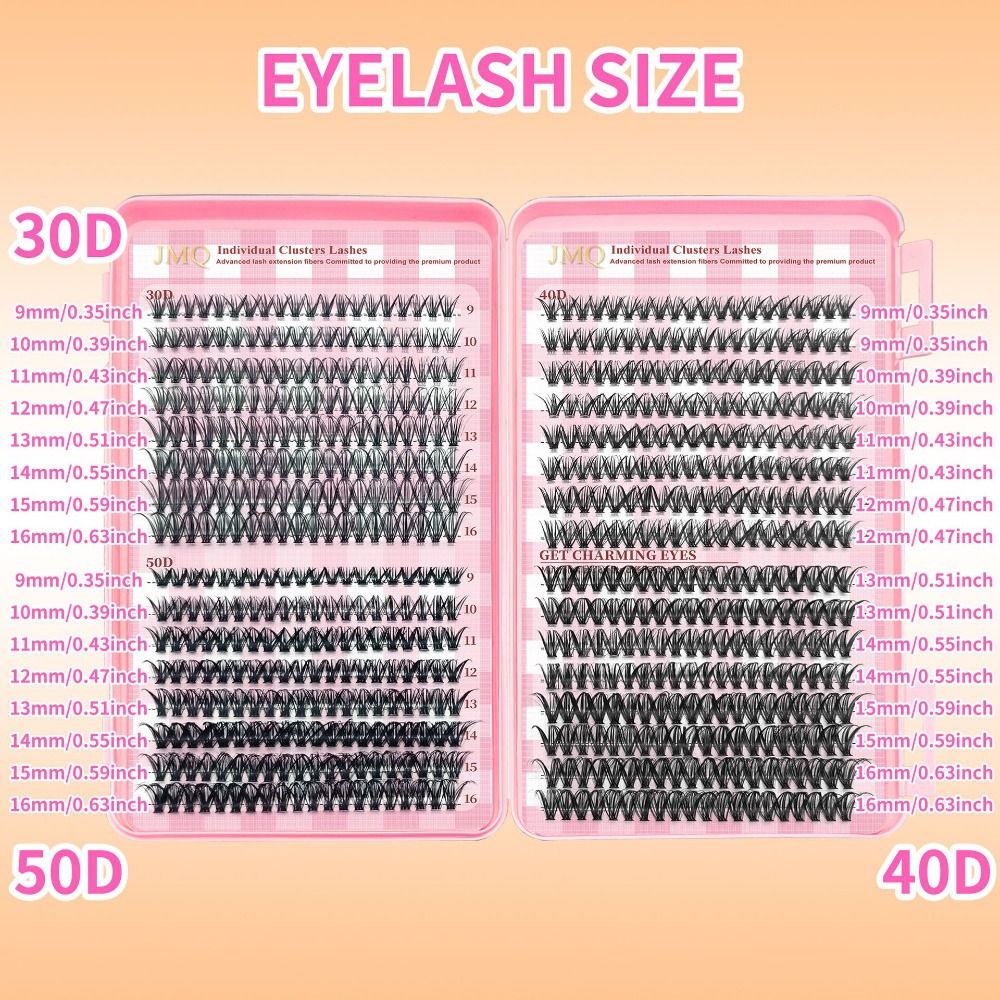 9-16mm Length False Eyelashes  - Faux Mink Lash ulasan dan harga
