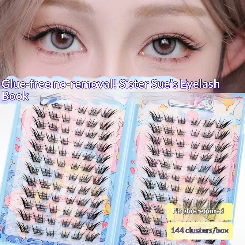 120 Clusters No Need Glue Fals - Eyelash Extension Glue For Sensitive Eyes ulasan dan harga