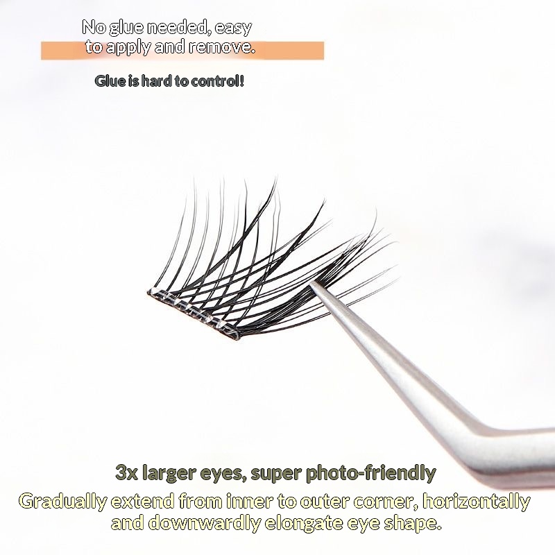 120 Clusters No Need Glue Fals - Eyelash Extension Glue For Sensitive Eyes ulasan dan harga