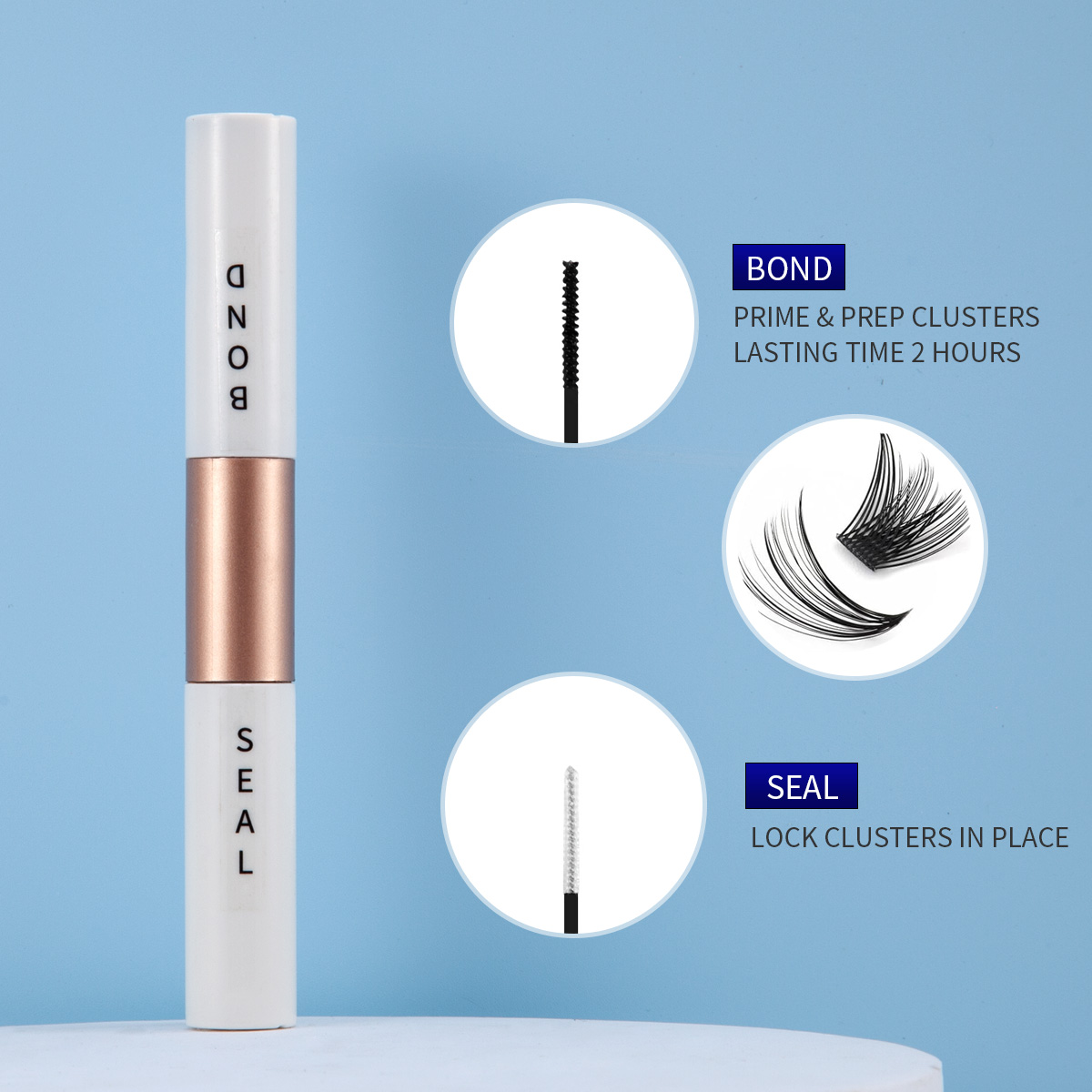 False eyelash glue waterproof  - Eyelash Extension Glue For Sensitive Eyes ulasan dan harga