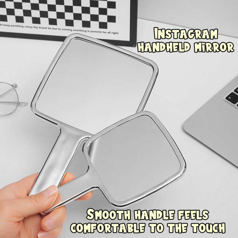 Square Handheld Makeup Mirror  - Eyelash Extension Equipment ulasan dan harga