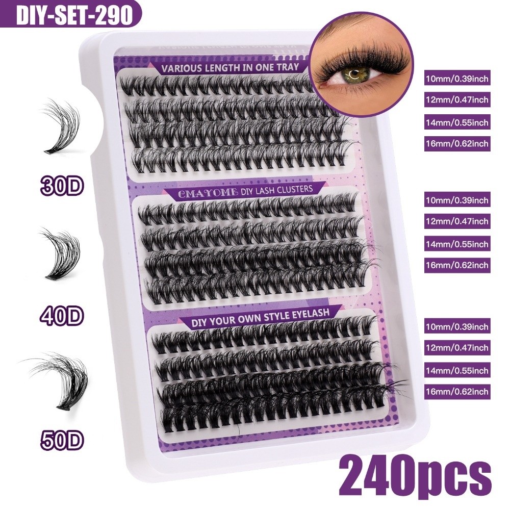 Natural Look False Eyelashes W - Faux Mink Lash ulasan dan harga