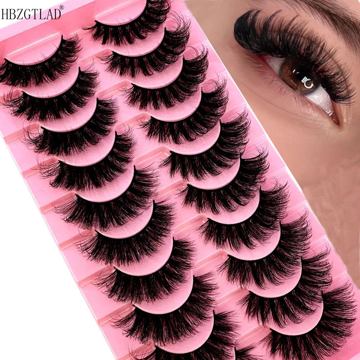 NEW 10 Pairs Cat Eye Lashes Fl - Eyelash Extension Cat Eye ulasan dan harga