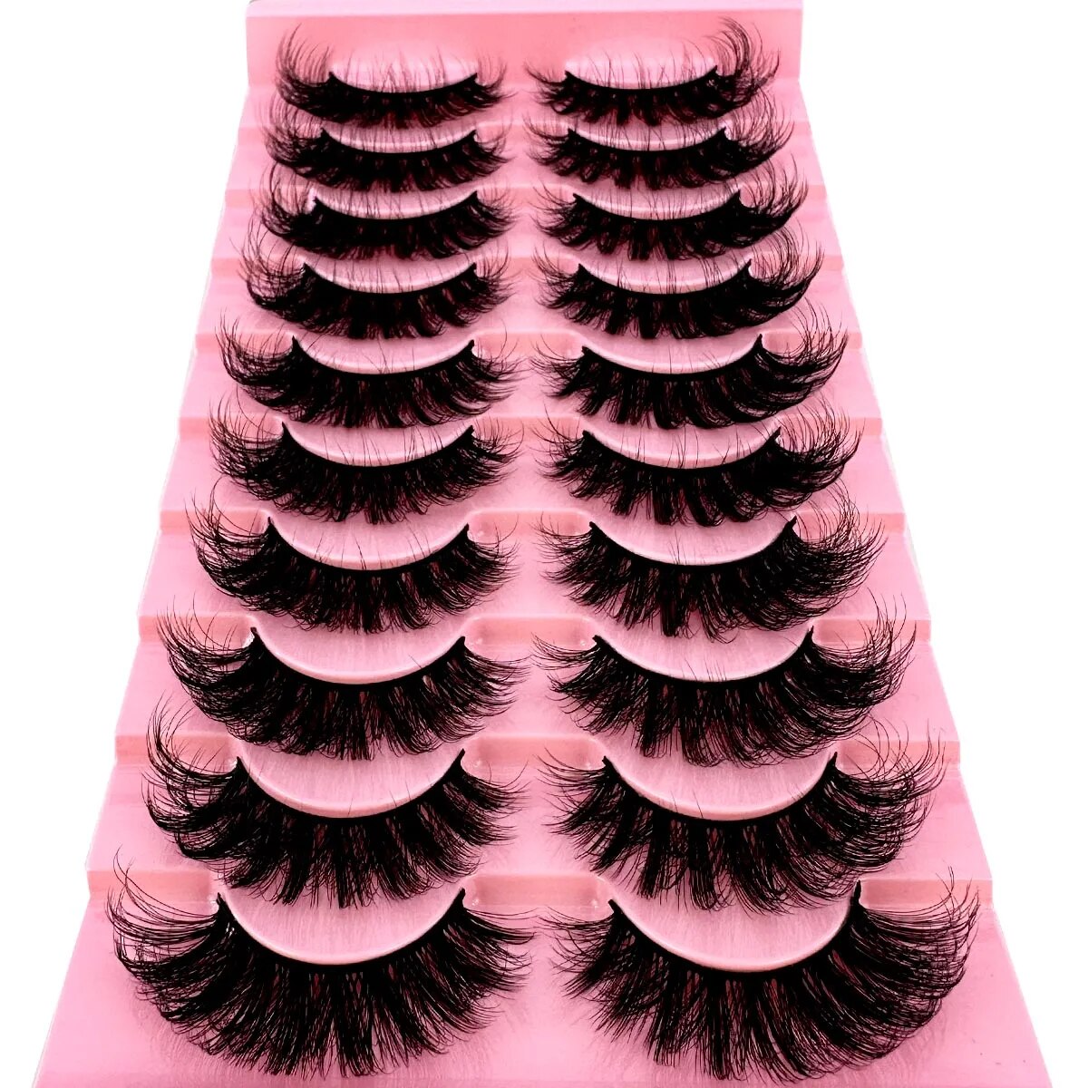NEW 10 Pairs Cat Eye Lashes Fl - Eyelash Extension Cat Eye ulasan dan harga