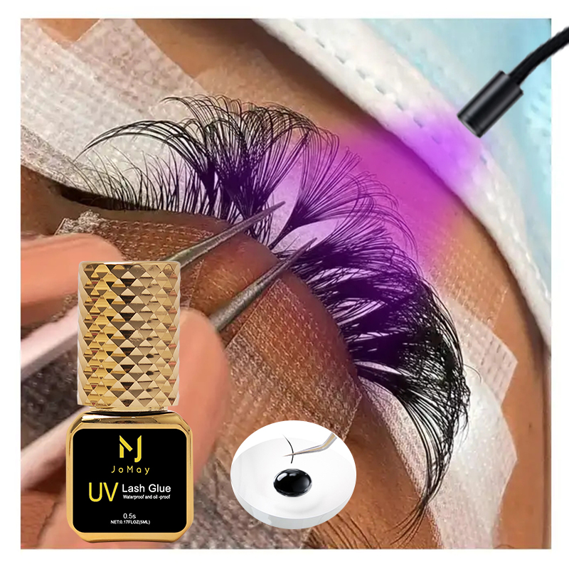 JOMAY Black UV Lash Glue 0.5S  - Eyelash Extension Glue For Sensitive Eyes ulasan dan harga