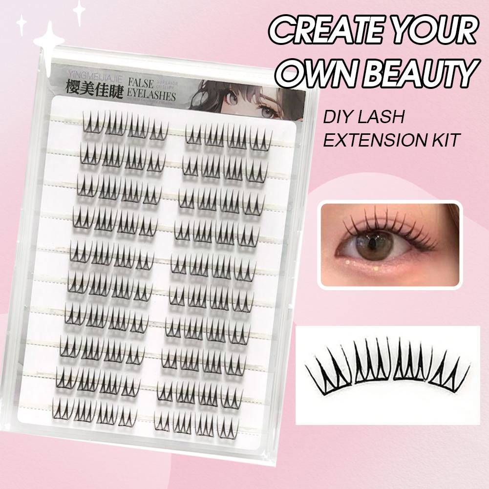 U Shape Glue-free False Eyelas - Eyelash Extension Equipment ulasan dan harga