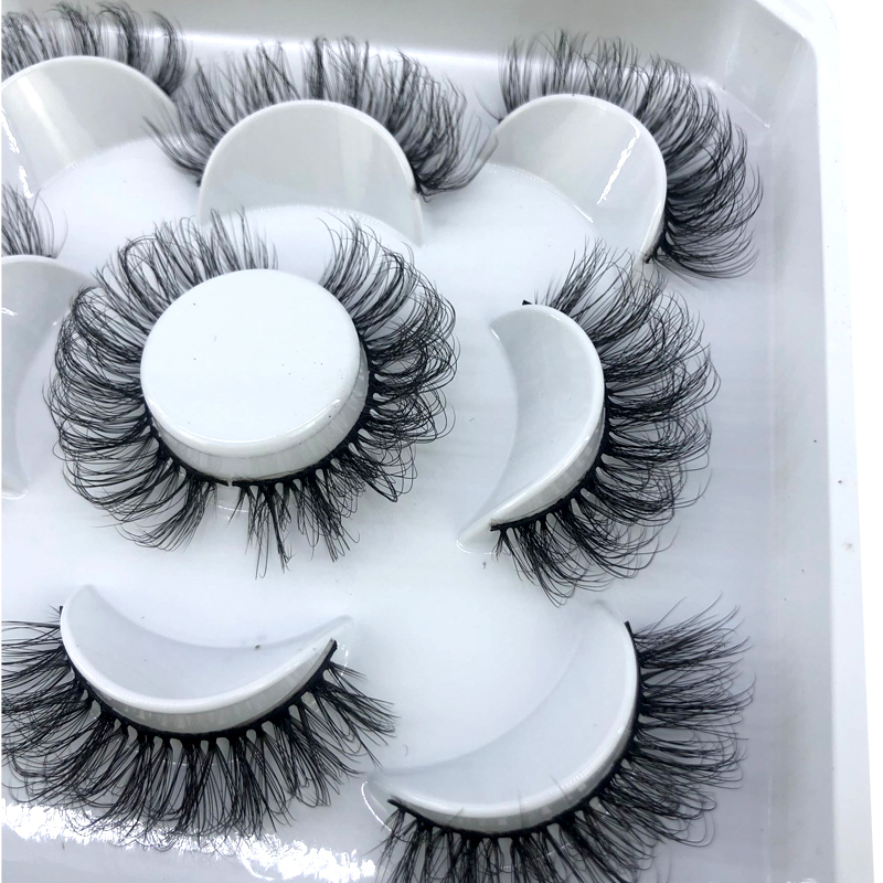 New 5 Pairs 8-25mm Natural 3D  - Eyelash Extension Full Set ulasan dan harga
