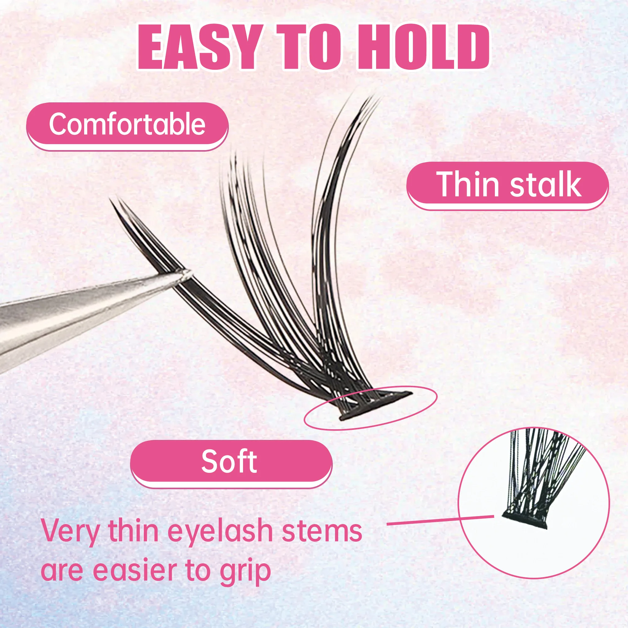 Eyelashes 200 PCS Clusters Las - Eyelash Extension Full Set ulasan dan harga