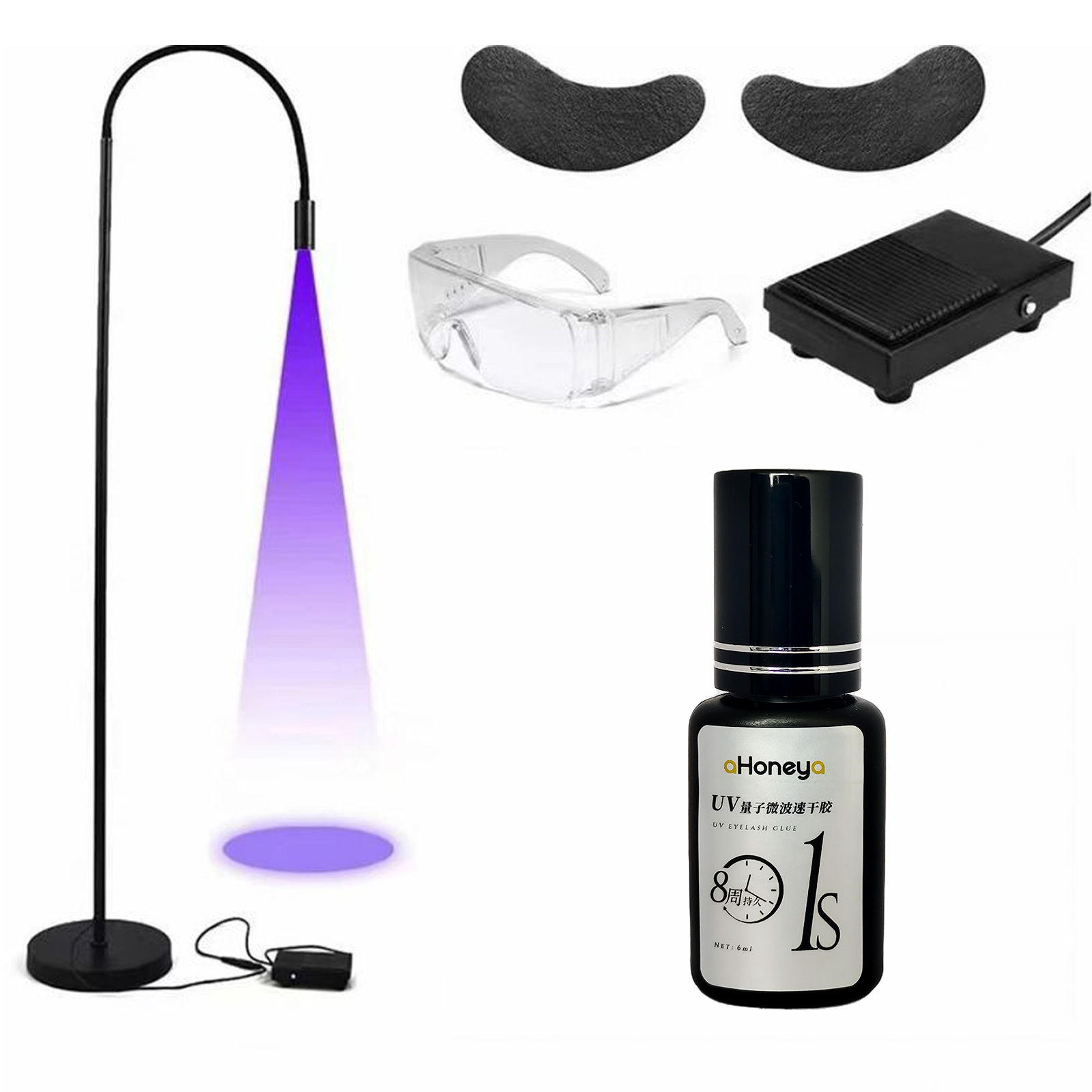 Salon UV Eyelash Grafting Glue - Eyelash Extension Glue For Sensitive Eyes ulasan dan harga