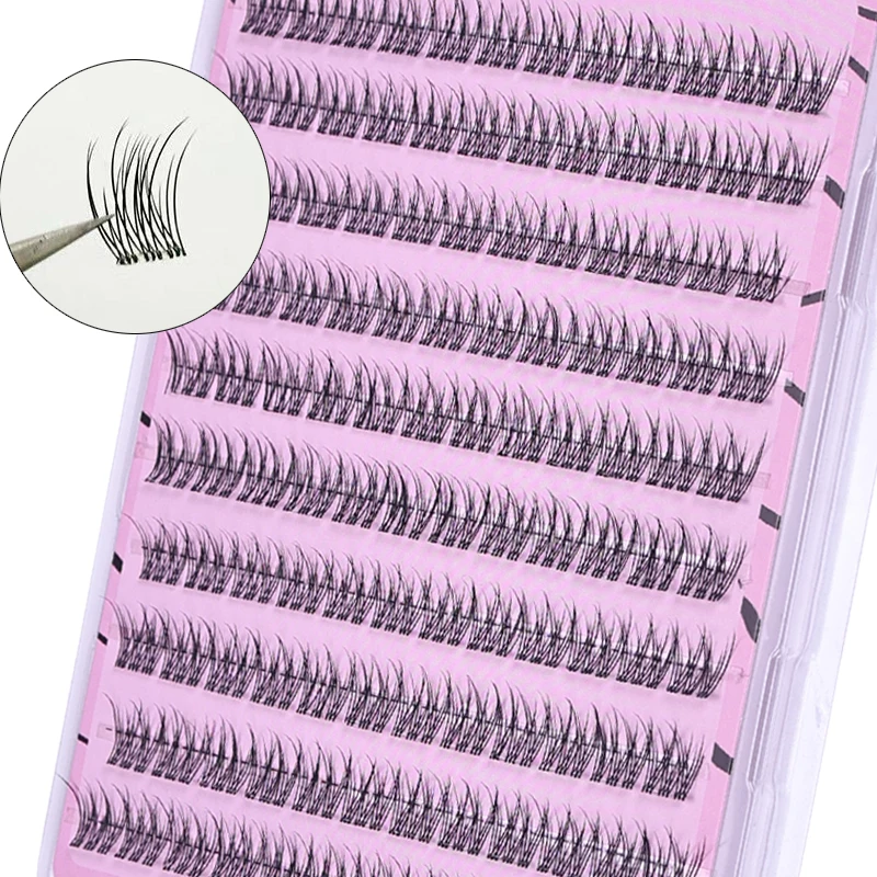Fluffy Self-adhesive False Eye - Eyelash Extension Full Set ulasan dan harga
