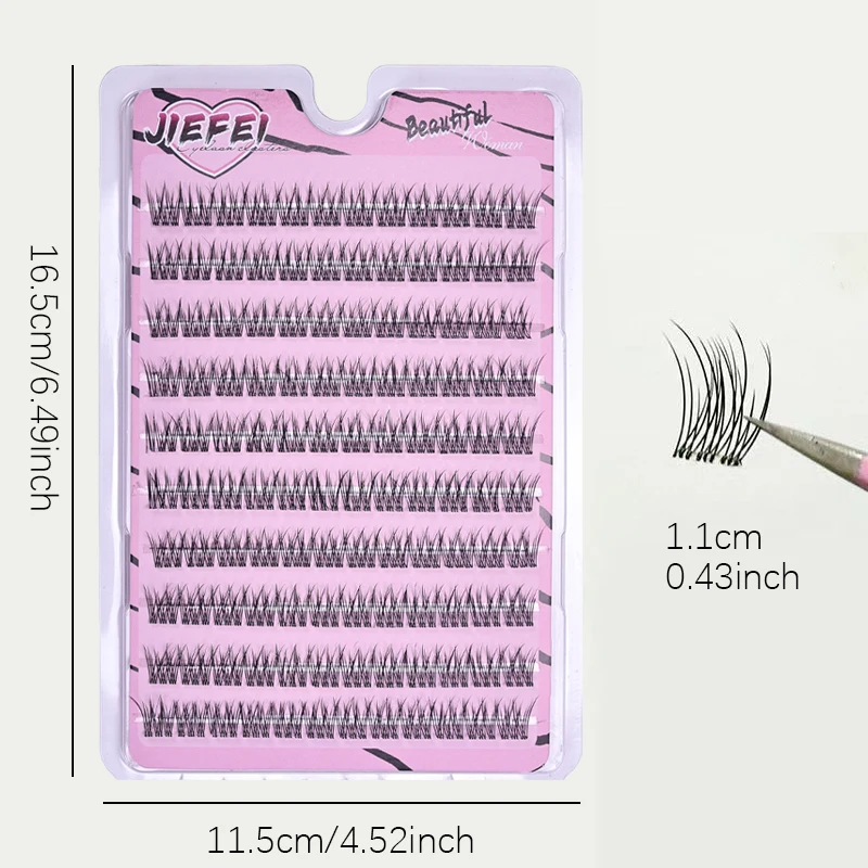 Fluffy Self-adhesive False Eye - Eyelash Extension Full Set ulasan dan harga