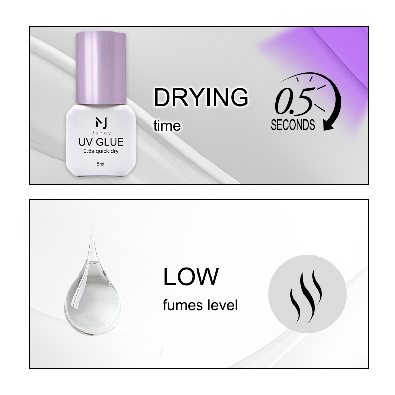 Super Fast Speed Up 0.5s UV La - Eyelash Extension Glue For Sensitive Eyes ulasan dan harga