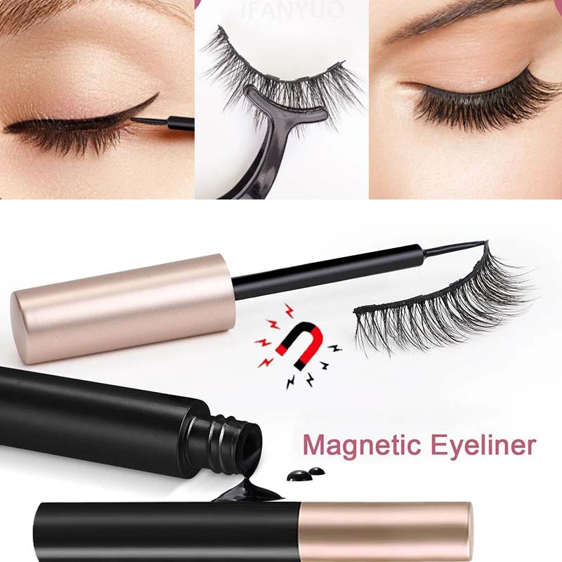 1/2Pcs Black Magnetic Eyeliner - Eyelash Extension Glue For Sensitive Eyes ulasan dan harga